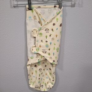 SwaddleMe Large Baby Sleep Sack Cotton Summer Weight 14-20 Lbs Animal Print bril